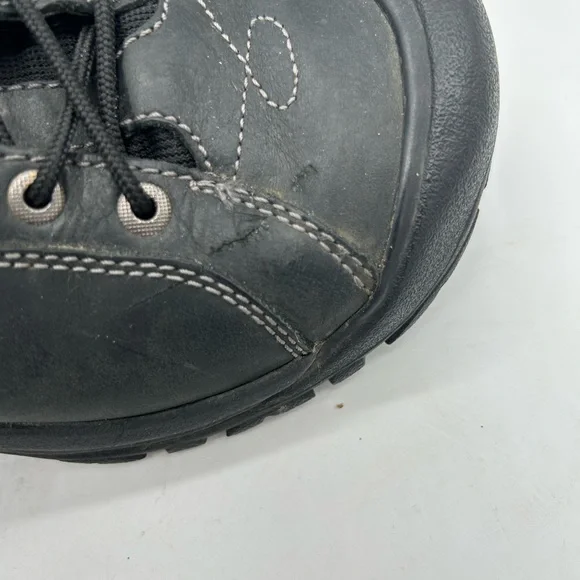 Keen Womens  Oxfords Shoes Lace Up Black Leather Casual comfort - Picture 7 of 9